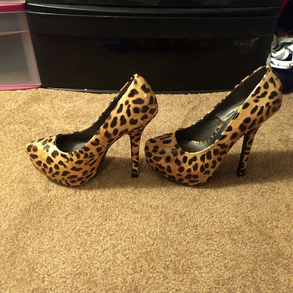 Cheetah platform heels